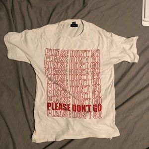 Please don’t go- graphic tee (Forever 21)